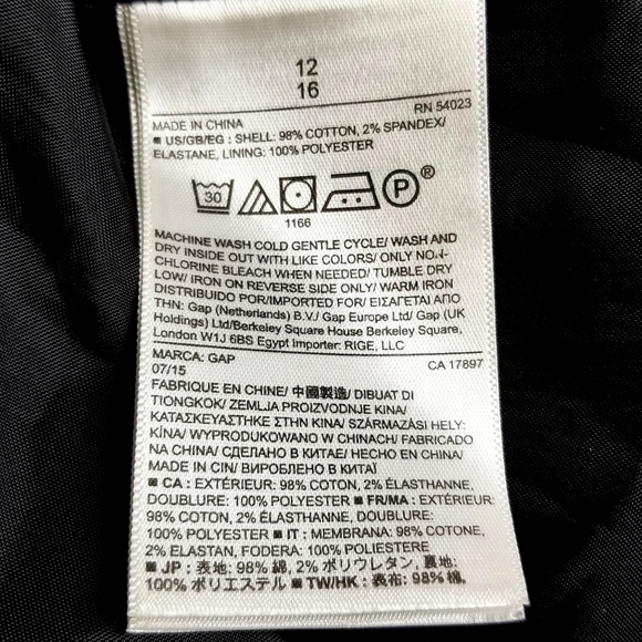 Gap Velvet Shift True Indigo Navy Knee Length  Party Evening Cocktail Dress,  12 - Picture 10 of 10